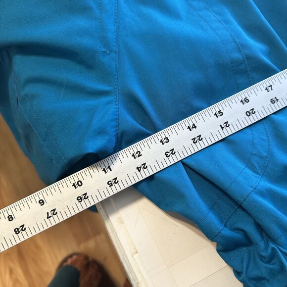 Vtg Womens Coat London Fog Blue Purple Jacket XL Regular Lined 90s Workwear - Picture 7 of 8